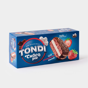 Choco Pie клубничный «Tondi», 180 г