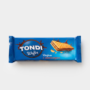 Вафли с шоколадом «Tondi», 167 г Вафли с шоколадом «Tondi», 167 г