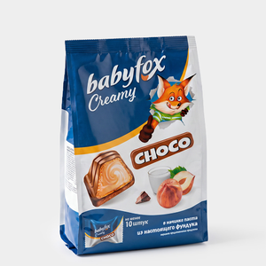 Конфеты вафельные Creamy Choco «BabyFox», 100 г
