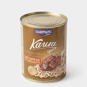 Каша перловая с говядиной «Главпродукт», 340 г