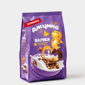 Готовый завтрак с шоколадом и карамелью «Джумка», 198 г