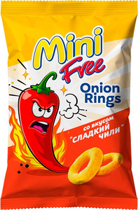 Луковые кольца со вкусом «Сладкий чили» «Mini Free», 45 г