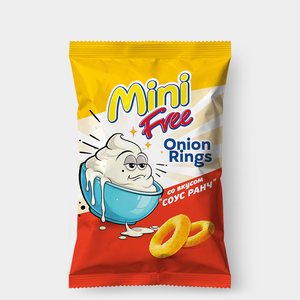 Луковые кольца со вкусом «Соус Ранч» «Mini Free», 45 г Луковые кольца со вкусом «Соус Ранч» «Mini Free», 45 г