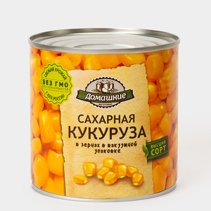 Кукуруза консервированная «Домашние заготовки», 340 г Кукуруза консервированная «Домашние заготовки», 340 г