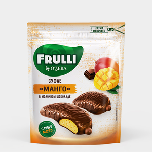 Конфеты Frulli суфле манго в шоколаде «O'Zera», 125 г Конфеты Frulli суфле манго в шоколаде «O'Zera», 125 г