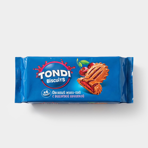 Овсяный мини-пай с вишнёвой начинкой «Tondi», 120 г