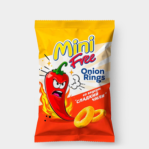 Луковые кольца со вкусом «Сладкий чили» «Mini Free», 45 г
