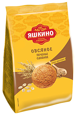 Печенье «Овсяночка», сдобное «Яшкино», 350 г
