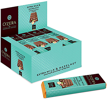 Шоколадный батончик Extra milk & Hazelnut «OZera», 42 г Шоколадный батончик Extra milk & Hazelnut «OZera», 42 г