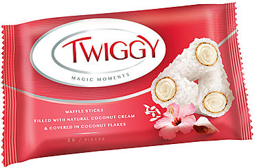 Конфеты Twiggy с кокосом, 185 г Конфеты Twiggy с кокосом, 185 г