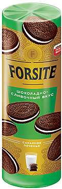 Печенье-сэндвич с шоколадно-сливочным вкусом «Forsite», 220 г Печенье-сэндвич с шоколадно-сливочным вкусом «Forsite», 220 г