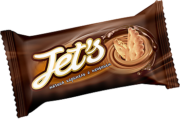 Конфеты Jet`s с печеньем (упаковка 0,5 кг)