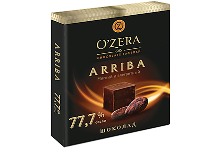 Шоколад Arriba, содержание какао 77,7% «OZera», 90 г