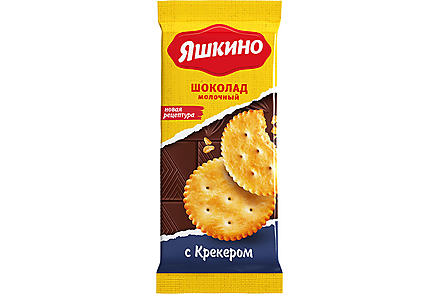 Шоколад молочный с крекером «Яшкино», 90 г