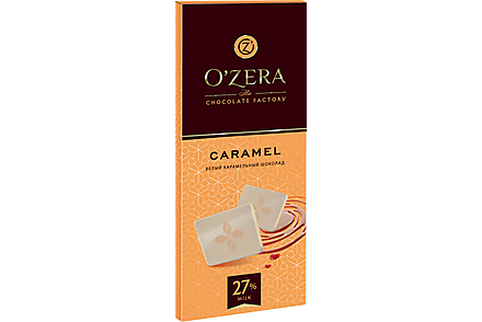 Шоколад белый карамельный Caramel «OZera», 90 г