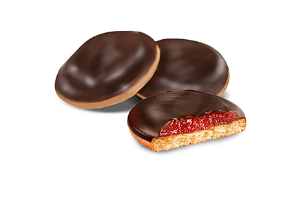 Печенье «Клубника», сдобное (коробка 2 кг)