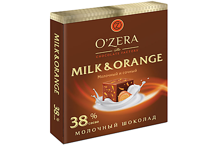 Шоколад молочный Milk & Orange «OZera», 90 г