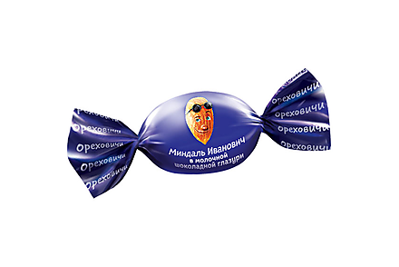 Конфета «Миндаль Иванович» в молочной шоколадной глазури «Ореховичи» (упаковка 0,5 кг)