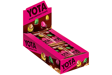 Драже арахис в молочно-шоколадной и сахарной глазури «Yota», 40 г