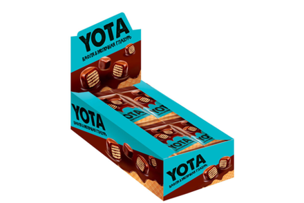 Драже вафля в молочно-шоколадной глазури «Yota», 40 г