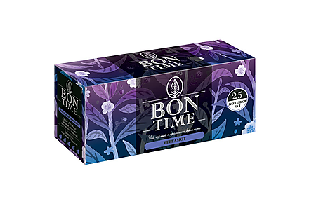 Чай черный с ароматом бергамота, 25 пакетиков «Bontime», 50 г