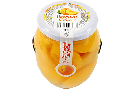 Персики консервированные «Домашние сладости», 530 г