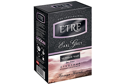 Earl Grey чай черный среднелистовой с бергамотом «ETRE», 100 г