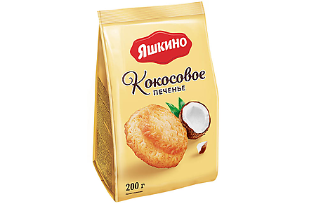 Печенье “Кокосовое” «Яшкино», 200 г