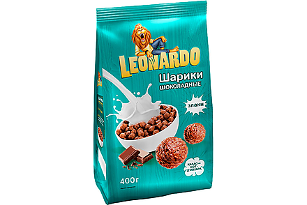 Готовый завтрак «Шоколадные шарики» «Leonardo», 400 г