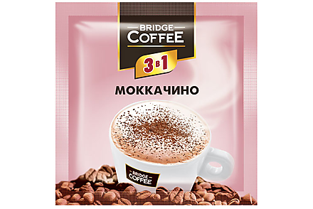 Напиток кофейный 3 в 1 Моккачино «Bridge Coffee», 20 г