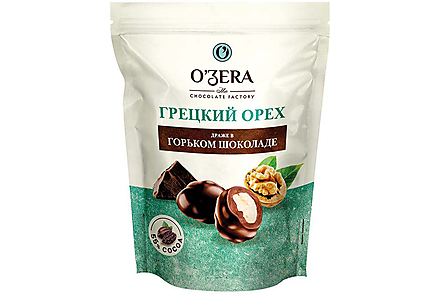 Драже  «Грецкий орех в горьком шоколаде» «OZera», 150 г