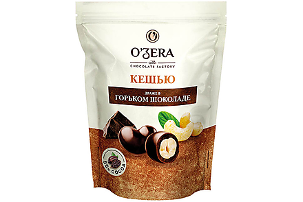 Драже «Кешью в горьком шоколаде» «OZera», 150 г