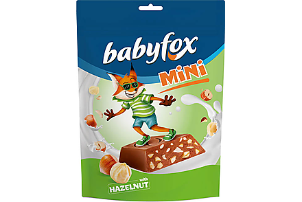 Конфеты шоколадные mini с фундуком «BabyFox», 120 г