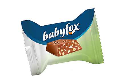 Конфеты шоколадные mini с фундуком «BabyFox» (упаковка 0,5 кг)