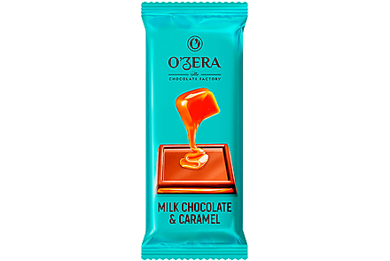 Молочный шоколад Milk & Caramel с мягкой карамельной начинкой «OZera», 24 г