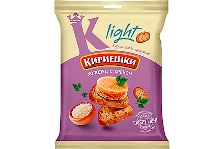 Сухарики со вкусом  «Холодец с хреном» «Кириешки Light», 33 г
