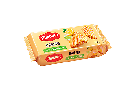 Вафли «Лимон-Лайм» «Яшкино», 300 г