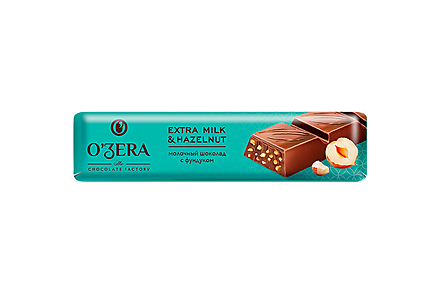 Шоколад молочный Extra milk & Hazelnut «OZera», 45 г