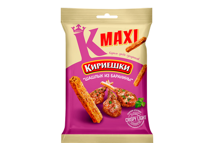 Сухарики со вкусом «Шашлык из баранины» «Кириешки Maxi», 60 г