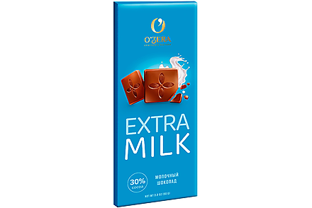 Шоколад молочный Extra milk «O'Zera», 90 г