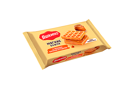 Вафли мягкие с варёной сгущёнкой «Яшкино», 40 г