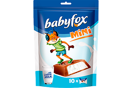 Конфеты mini с молочной начинкой «BabyFox», 120 г