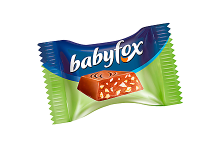 Конфеты шоколадные mini с фундуком «BabyFox» (упаковка 0,5 кг)