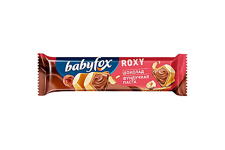 Вафельный батончик Roxy Шоколад/фундучная паста «BabyFox», 18,2 г