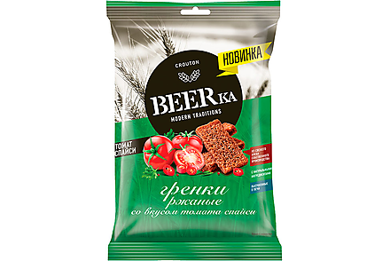 Гренки со вкусом томата спайси «Beerka», 60 г