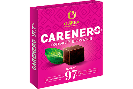 Шоколад Carenero Superior, содержание какао 97,7% «O'Zera», 90 г
