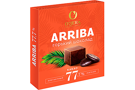 Шоколад Arriba, содержание какао 77,7% «O'Zera», 90 г