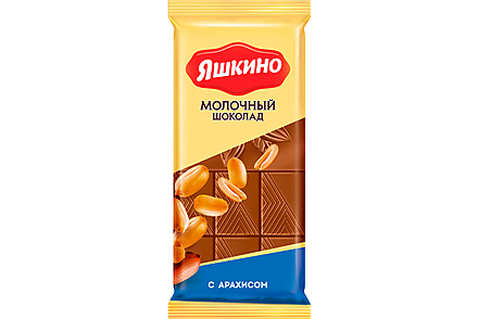 Шоколад молочный с арахисом «Яшкино», 90 г