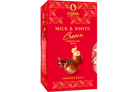 Шоколадные конфеты Milk & White Cream «O'Zera», 200 г