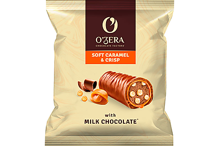 Конфеты Caramel&Crisp «O'Zera» (упаковка 0,5 кг)
